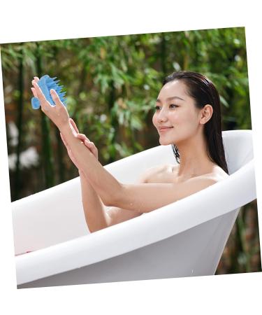 Magiclulu 3ST Silicone Body Washer & Massage Brush - Deep Cleaning Travel Hairbrush & Accessories for Men Women & Kids - Green - Buy Online on GoSupps.com