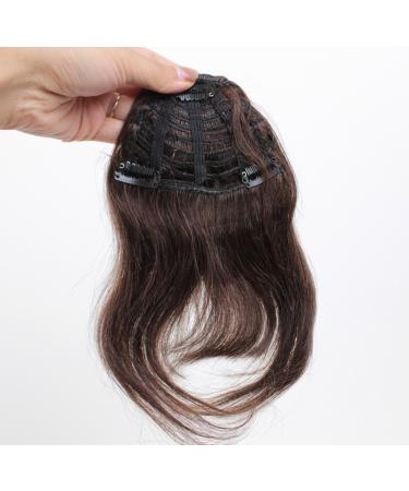 Buy ZanaWigs Human Hair Bang Clip-in Extensions | Silky Straight 6-8 Inch Fringe for Women #2 - International Shipping Available - Buy Online on GoSupps.com