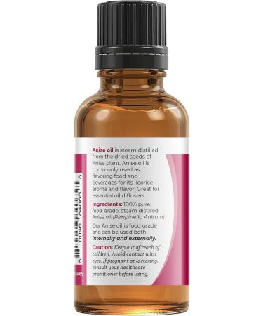 Viva Doria 100% Pure Anise Essential Oil - Undiluted Food Grade Spanish Anise Oil 30 mL | Premium Aromatherapy & Culinary Use - Buy Online on GoSupps.com