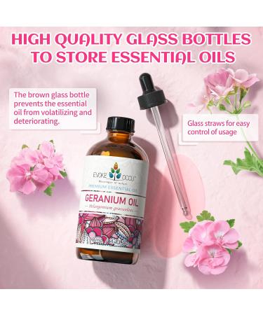 EVOKE OCCU Geranium Essential Oil and Clary Sage Essential Oil - 4 Fl Oz - Buy Online on GoSupps.com