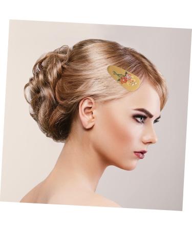 minkissy 6 Pairs hairpin vintage hair accessories kids hair clips barrettes for girls fabric hair clip rustic headband vintage snap bang hair clips for toddler girls cloth issue card child - Buy Online on GoSupps.com