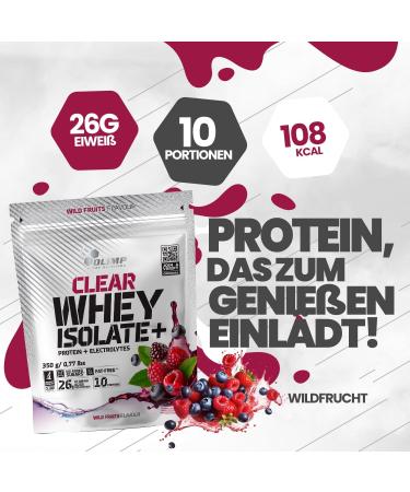 Olimp Clear Whey Isolate - 350g - Wild Fruits Mixed Berry | Premium Protein Supplement for International Shipping - Buy Online on GoSupps.com
