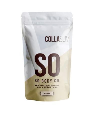 SoBodyCo CollaSlim Meal Replacement Shake Weight Loss Shake Diet Meal Replacement Meal Replacement With Added Collagen Diet Vanilla Shake Vanilla 800 g (Pack of 1)