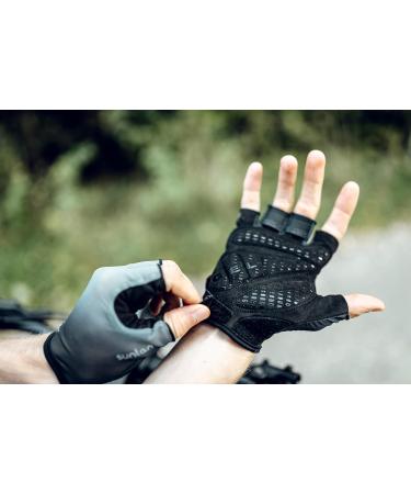 Roeckl Sports ISTIA Cycling Gloves - Unisex High Performance 4 Colors Sizes 6-12 Black - Ideal for All Cyclists - Buy Online on GoSupps.com