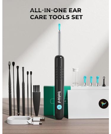 Wireless Ear Wax Removal Tool Camera - R1 Upgraded with 1080P HD Waterproof Ear Camera for iPhone & Android - Black - Buy Online on GoSupps.com