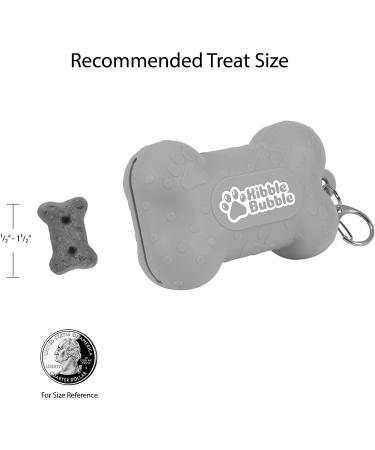Kibble Bubble Dog Treat Pouch - Purple Bone | Convenient Treat Storage for Training - Buy Online on GoSupps.com
