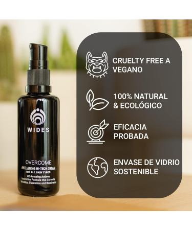  WIDES MAKALU Natural Face Cream for Men - For Combination or Oily Skin - With 24 Natural and Organic Active Ingredients - Revitalizing and Detoxifying Face Cream for Men - Buy Online on GoSupps.com