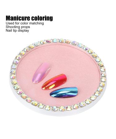Buy Polish Mix Pallet | Harz Multifunctional Nail Art Display Stand - Pink Manicure DIY Tool for Perfect Nail Art - Buy Online on GoSupps.com