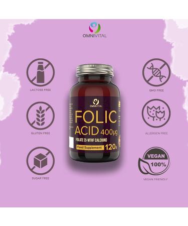 Omnivital Folic Acid 400 mcg - Essential Supplement for Health and Wellness - Buy Online on GoSupps.com