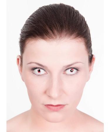 Buy Infected Motif Annual Contact Lenses - Prescription -4.0 | Perfect for Halloween & Costume Parties - Buy Online on GoSupps.com