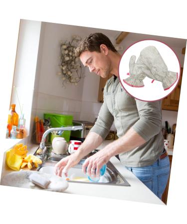 4 Pairs Mittens Cleaner Gloves Reusable Dishwashing Household Pot for Comfortable Tool Washable Bowl of Bathroom Rag Essentials Kitchen Pan Plate Dishes Washing Cleaning Scrubbing - Buy Online on GoSupps.com