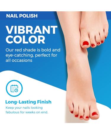 Fungal nail treatment with nail polish red - Buy Online on GoSupps.com
