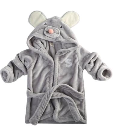 Meihuida Super Soft Fleece Bathrobe for Babies (6-12 Months) - Cute Mouse Design | Perfect Gift for Boys & Girls - Buy Online on GoSupps.com