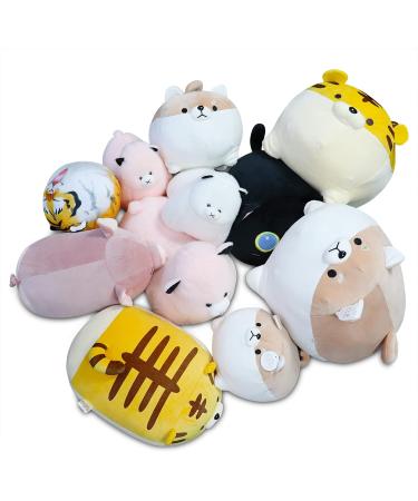 Auspicious Beginning Shiba Inu Plush Toy 11.8 inch Brown - Soft Stuffed Animal Pillow Cushion Doll - Buy Online on GoSupps.com