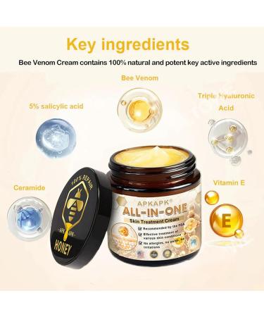 Luhaka Effective All-in-One Skin Cream All in One Skin Bee Venom Cream Bee Venom Cream Effectively solve various skin problems (1) - Buy Online on GoSupps.com
