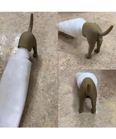 JDCMEI 3-Piece Kack with Internal Toothpaste Attachment - Fun Dog & Family Toothpaste Cap for Easy Dispensing - Buy Online on GoSupps.com
