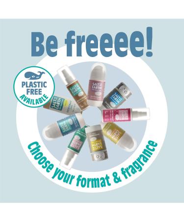 Natural Deodorant Roll On Refill by Salt of the Earth Ocean & Coconut - Vegan Long Lasting Protection Leaping Bunny Approved Made in the UK - 525ml - Buy Online on GoSupps.com