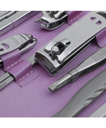 Panysilioer Silver Stainless Steel Nail Clippers Trimmer Ear Pick Care Kit Manicure Set Pedicure Toe Elegant Nail Art Tools Set - Buy Online on GoSupps.com