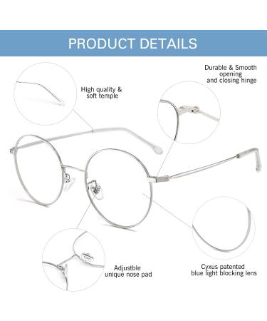 Cyxus Blue Light Filter Glasses for Men & Women - Prescription-Free Fashion & Gaming Eyewear - Buy Online on GoSupps.com