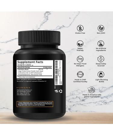 Turkesterone 800mg - USA Third Party Tested - Natural Anabolic Supplement for Muscular Development & Athletic Performance - Non GMO Vegan - By Humanx - Buy Online on GoSupps.com