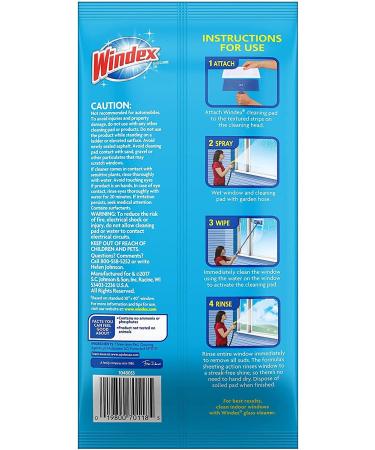 Windex 70118 Outdoor Refill Pads - 2 Count | Fast & Easy Cleaning Solution - Buy Online on GoSupps.com