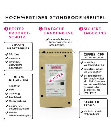 Buddha's Little Secret Tea Mixture with White Hibiscus & Peach-Jasmine Flavor - 250g | Urbantealers International Shipping - Buy Online on GoSupps.com