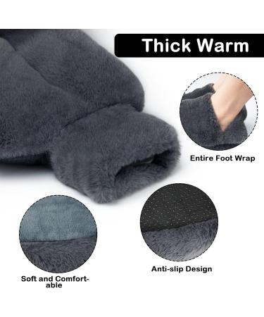 Electricity-Free Foot Warmer - Large Hot Water Bottle & Heated Slippers for Adults and Kids | Comfort for Cold Feet - Buy Online on GoSupps.com