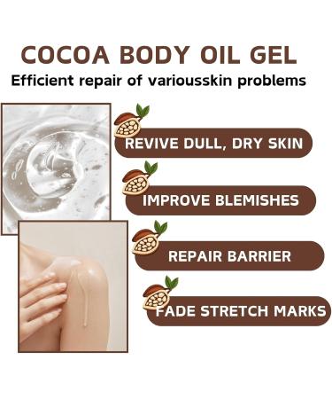 Body Oil for Women - Cocoa Body Oil - Body Skin Care for Hydrating Nourishing Reparing - Body Oil for Dry Skin - Body Care for Anti-Wrinkles & Reduce Fine Lines - Stretch Mark Oil - Buy Online on GoSupps.com