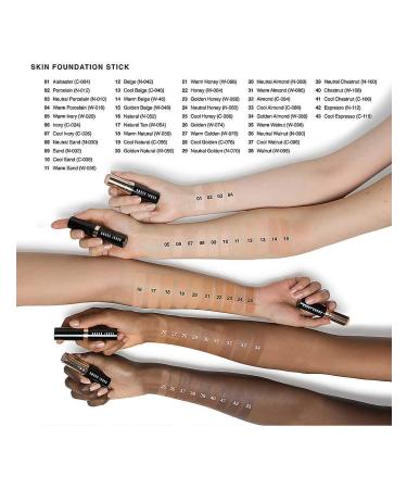 Bobbi Brown Skin Foundation Stick - Cool Chestnut 0.31 oz Full Size - Buy Online on GoSupps.com