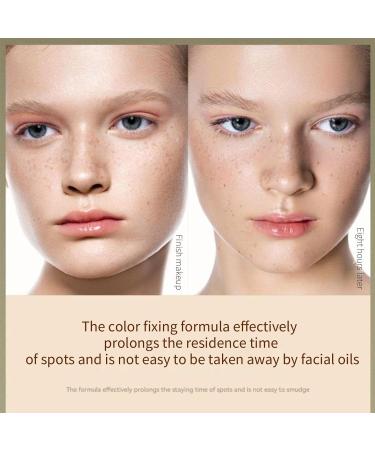 Face Freckles Makeup Air Cushion Freckles | Quick Dry Natural Like Fake Freckles Cushion for Natural Effortless Sunkissed Makeup with 3D Freckles - Buy Online on GoSupps.com
