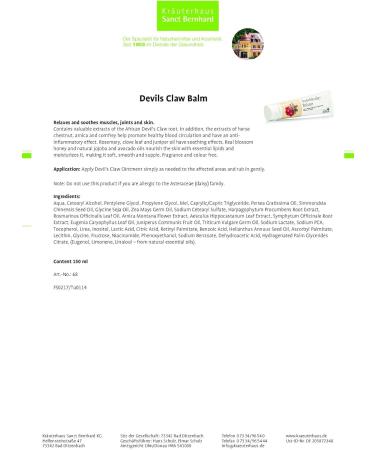  SANCT BERNHARD Sanct Bernhard Tea balm 150 ml - Buy Online on GoSupps.com