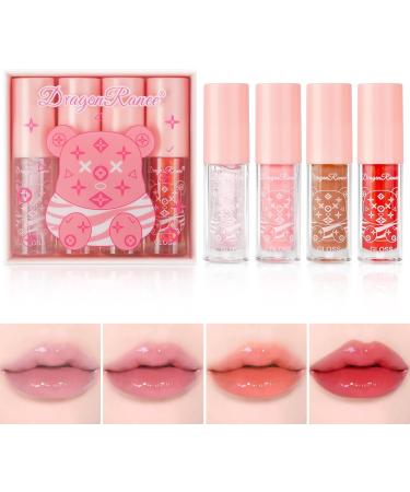 4 Couleurs Liquide Brillant L vres Ensemble Loss L vres Extra-Brillant la Texture L g re et clatante Lasting Bright Lip Oil pour Femmes Gilrs Soins des L vres R parateur A - Buy Online on GoSupps.com