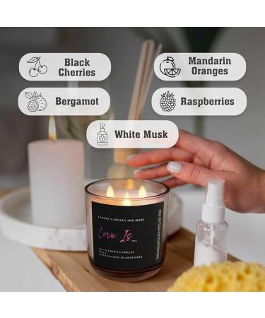 100% Soy Candles Clearance - Hand Poured Aromatherapy Candle (16 Oz) | Essential Oil Scented | 70-Hour Burn Time | Perfect Gift for Men & Women (Love is - Buy Online on GoSupps.com