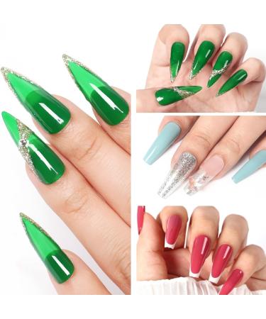 Gel Nail Polish Set - 16 Colors Summer Green Blue Pink Solid Gel Polish UV LED Cured Gel Polish Kit Salon DIY Home - (Color: 5) - Buy Online on GoSupps.com