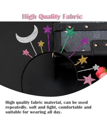 Colourful StarMoon Headband Birthday Party Hair Hoop Glitter Fashion Hair Accessory Wedding Princess Crown Headdress For Birthday Party Cosplay Costume - Buy Online on GoSupps.com