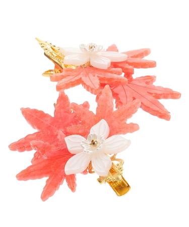 Beatifufu 1 Pair Antique Leaf Hairpin Tassel Leaf Hair Barrettes Chinese Hair Accessories Costume Tassel Hair Decors Women Hair Clips Tassel Hairpins Leaf Hair Clips Women Headdress