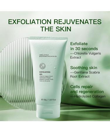 Purifying Exfoliating Gel Face exfoliator Cleanser Exfoliating Facial Scrub Exfoliating Gel Scrub Gentle Moisturizing Skin Exfoliant Facial Cleanser Face and Body for All Skin Types - Buy Online on GoSupps.com