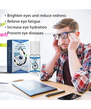 Myopia Reversal Eye Drops - Enhance Eye Wellness & Clear Vision (2PCS) - International Shipping Available - Buy Online on GoSupps.com
