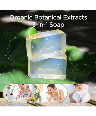 ARWIN Phytoncid Transparent Soap - Natural Face & Body Soap for Sensitive Skin (180g) - Deep Cleansing & Refreshing Scent - International Shipping Available - Buy Online on GoSupps.com