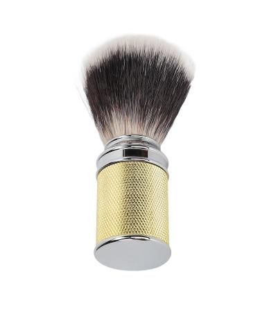 Premium Beard Foam Brush - Curved Handle Synthetic Dirt Removal for Salon & Home Use - GOLD - Buy Online on GoSupps.com