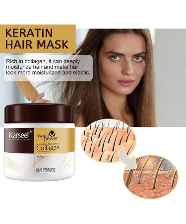 Karsell Collages Hair Mask 16.90 oz | Deep Repair Conditioning Argan Oil & Collagen Treatment for Dry Stressed Hair | Smoothing Hair Care (1PC) - Buy Online on GoSupps.com