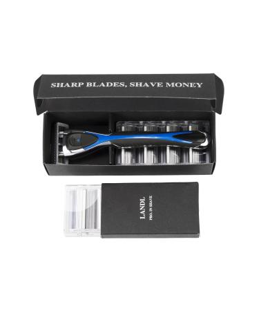 6X Layer Blade Razors for Men & Women - Vitamin E Lubricated Precision Trimmer - 4 Cartridges for Smooth Shaving & Hair Removal - Buy Online on GoSupps.com