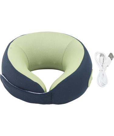 Topyond Wireless Electric Massage Pillow - Neck & Back Heat Therapy Device for Home Office & Car - Blue & Green - Buy Online on GoSupps.com