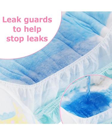 Buy LittleForBig Adjustable Velcro Adult Printed Diapers - 10 Pack Baby Parade (Medium 71-96 CM) Blue M - International Shipping Available - Buy Online on GoSupps.com
