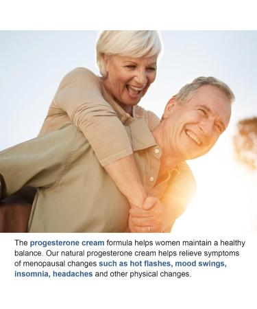 Organic Progestin Cream for Women | Menopause Relief Hormone Balance & Hot Flash Support | Safe & Effective Herbal Formula - Buy Online on GoSupps.com