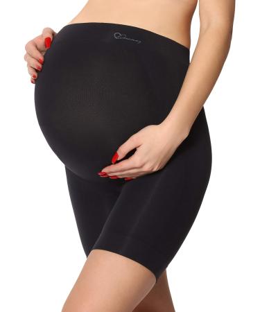 Be Mammy Women's Maternity Shorts 06 15 M Black