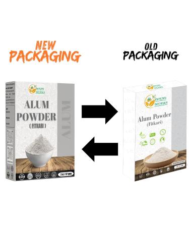 Herbs Botanica Alum Powder Potassium Alum Fitkari Granulated Powder Natural and Pure 2 oz No Additives Multi-Use Baking & Household Essential Pure - Buy Online on GoSupps.com