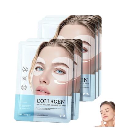 Masque pour les yeux au collag ne pour les yeux gonfl s et les cernes masque pour les yeux avec bio-collag ne complexe peptidique et vitamine C hydratation en profondeur (5pcs)