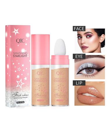 AZLESLOG 3 Colors Fairy Highlighter Powder Stick Set - Shimmer Glitter Powder for Hair, Face & Body Glow - Buy Online on GoSupps.com
