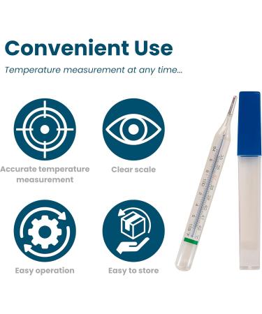 BIOS Diagnostics Glass Thermometer 1 count - Buy Online on GoSupps.com